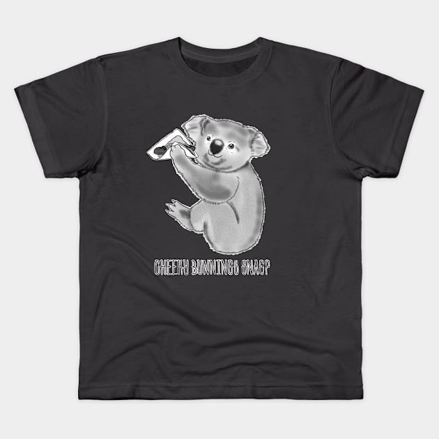 Cheeky Bunnings Snag Kids T-Shirt by ACDesigns